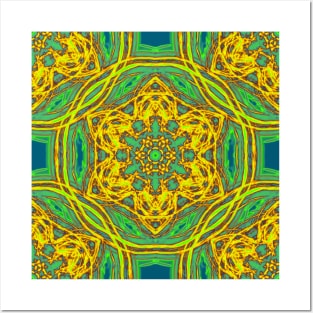 Signs of spring fractal kaleidoscopes Posters and Art